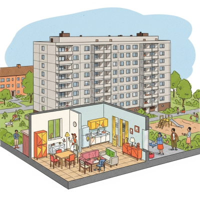 Hyreslägenheter i Sverige – en historisk resa genom bostadsmarknaden